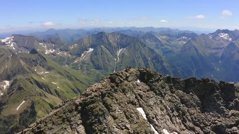 Dramatic Mountain Landscape in Daylight Stock Footage 324135643