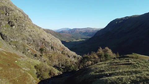 Dramatic Mountain Landscape Stock Footage 292132332