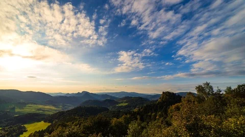 Dramatic mountain landscape of High Tatras Stock Footage 95940903