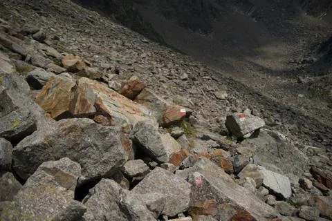 Dramatic mountain landscape Stock Photos