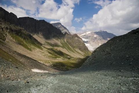 Dramatic mountain landscape Stock Photos