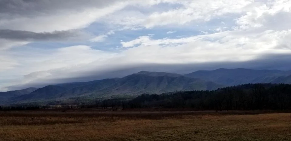 Dramatic Mountain Pasture Clouds (4) Stock Photos