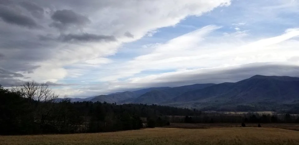 Dramatic Mountain Pasture Clouds (5) Stock Photos
