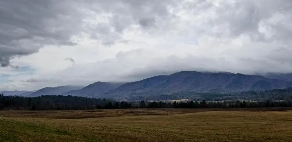 Dramatic Mountain Pasture Sky Stock Photos