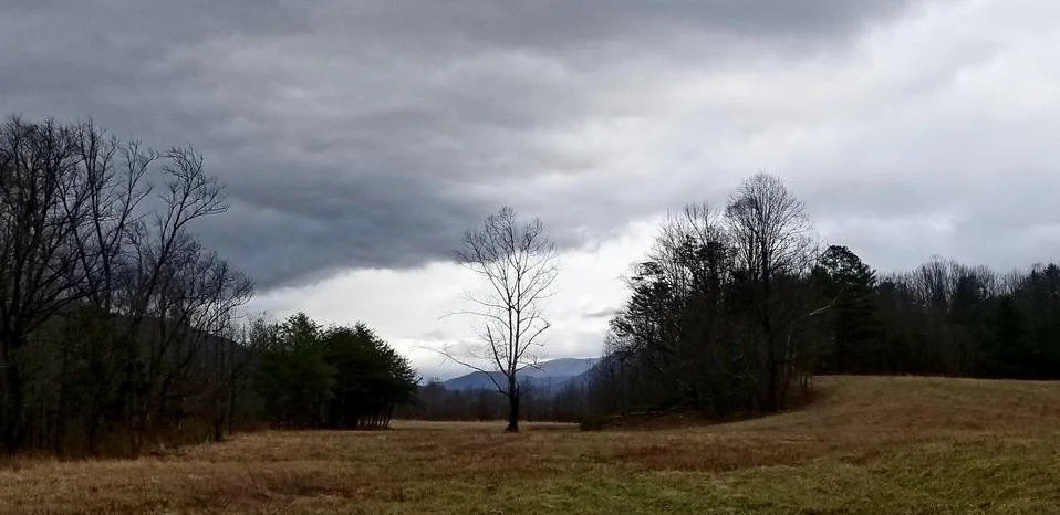Dramatic Mountain Pasture Sky Stock Photos