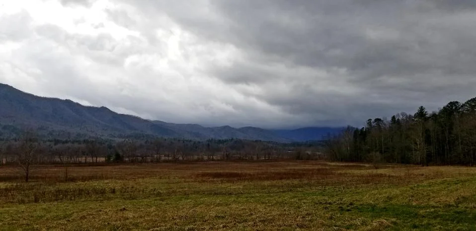 Dramatic Mountain Pasture Sky Stock Photos