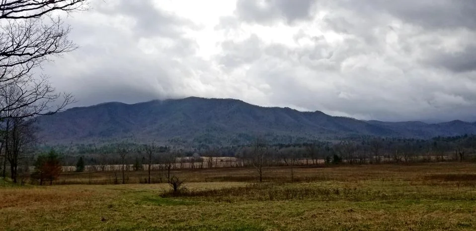Dramatic Mountain Pasture Sky Stock Photos