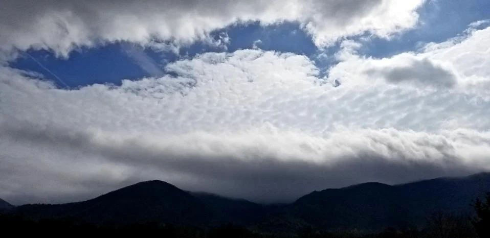 Dramatic Mountain Pasture Sky Stock Photos