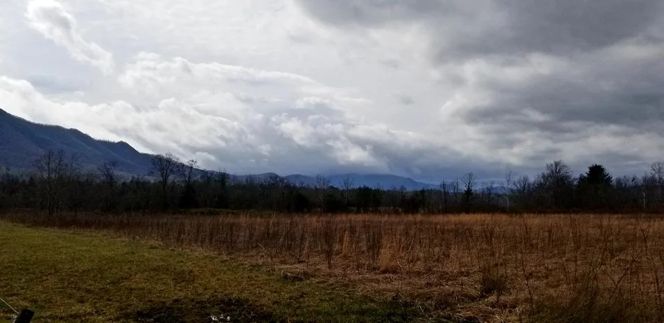 Dramatic Mountain Pasture Sky Stock Photos