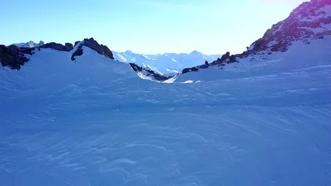 Dramatic Mountain Range Reveal Video stock 82810259