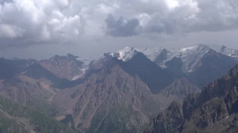 Dramatic mountain view, Kazakhstan, HD, DNxHR 스톡 동영상 151413159