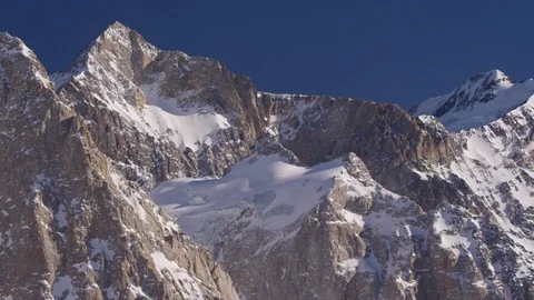 Dramatic mountains with snow The Andes. Stock Footage 114336434