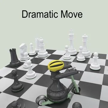 Dramatic Move concept Stock Illustration