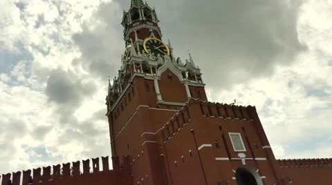 Dramatic moving shot Kremlin Moscow Russia Stock Footage 67317903