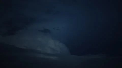 Dramatic Night Lightning Storm Showcasing Nature's Raw Power Stock Footage 315109789