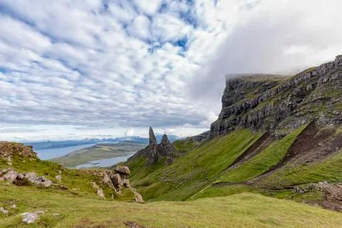 Dramatic Old Man of Storr Stock Photos