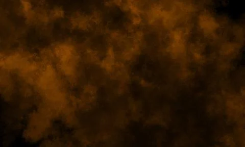 Dramatic Orange Atmospheric Background With Dark Fog Texture Style Stock Photos
