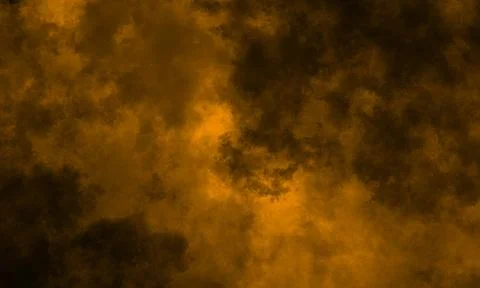 Dramatic Orange Smoke Overlay Background With Moody Texture Effect Stock Photos