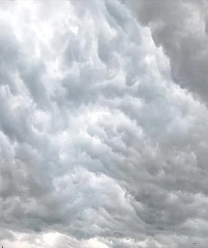 Dramatic Overcast Sky with Storm Clouds Stock-Fotos