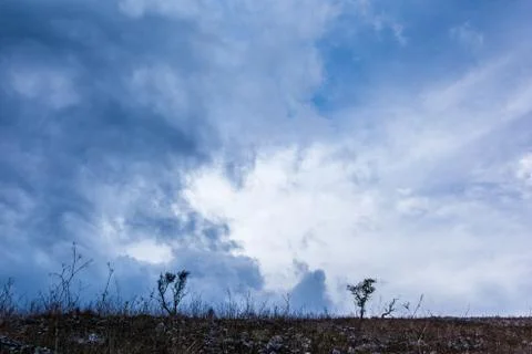 Dramatic plain Stock Photos