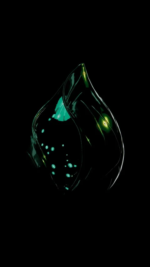 Dramatic Pull-Out Reveal of a Biotech Glass Shell, Vertical Video 9:16 4K 스톡 동영상 336526155