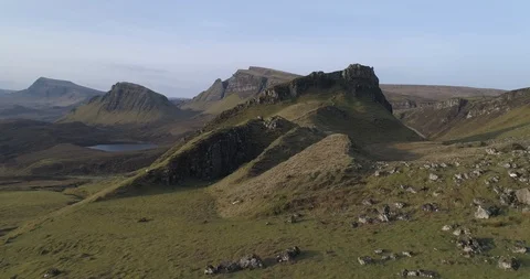 Dramatic Quiraing Stock Footage 107530262