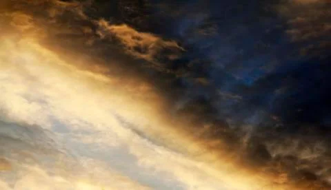 Dramatic rain and storm sky in Umea, Roback Stock Photos