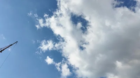 Dramatic Rain Clouds Rolling Over Okinawa | Vertical HD Stock Footage 298104840
