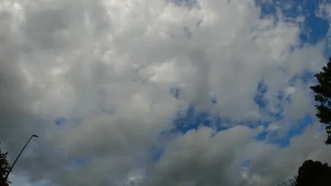 Dramatic Rain Sky and Clouds over Dover England UK Stock Footage 316797856