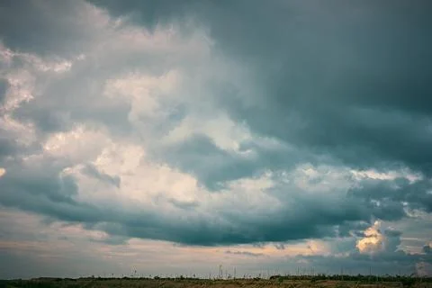 Dramatic rainy sky Foto stock