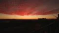 Dramatic Red Cloud Sunset over Johannesburg HD Footage