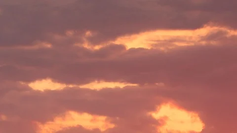 Dramatic red clouds and sunset. Stock Footage 90466411