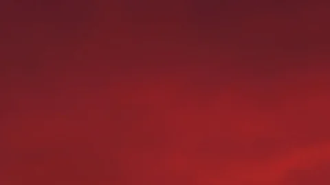 Dramatic red clouds and sunset Stock Footage 98553522