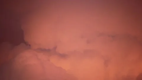 Dramatic Red Clouds Motion Time-Lapse Stock Footage 307893749