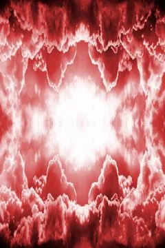 Dramatic red fantasy background Dramatic red inferno fantasy background Co... Stock Photos