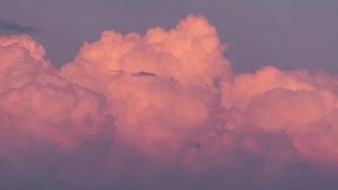 Dramatic Red Sunset Cloudscape Timelapse with Fiery Sky Stock Footage 337854951