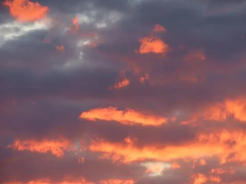 Dramatic red sunset Stock Photos