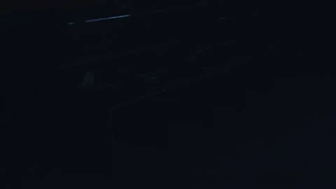 Dramatic Reveal of a the Rear Splitter of a Ford GT GT3. Stock Footage 132211417