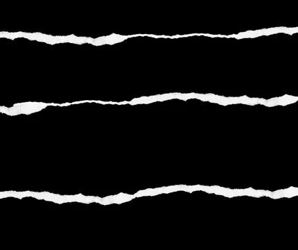 Dramatic ripped paper edges Paper texture overlay Stock Illustration