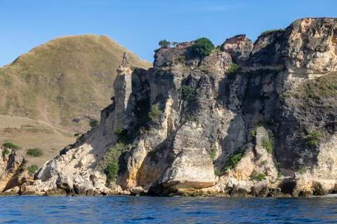 Dramatic rock formation Stock Photos