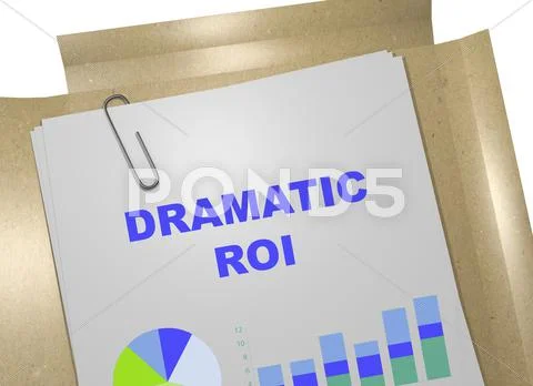 Dramatic Roi Business Concept
