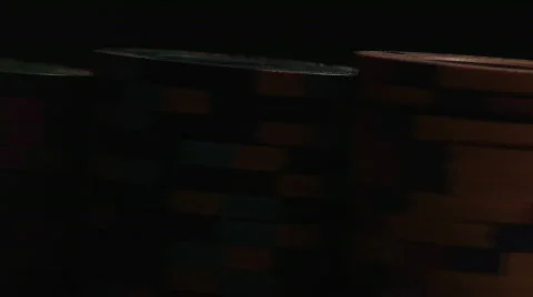 Dramatic Rotating Poker Chips Fading in and out Stock Footage 670670