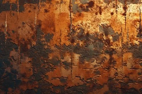 Dramatic Rusted Metal Patterns Stock Photos