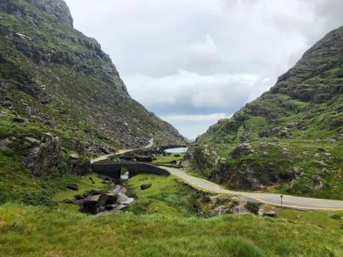 Dramatic scenery in Killarney National Park., County Kerry, Ireland Stock Photos