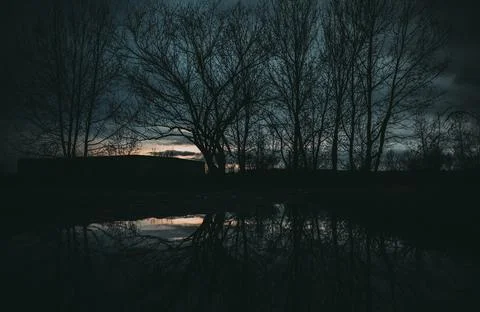 Dramatic scenery. Stock Photos