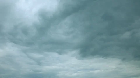 Dramatic Scenes of Overcast Sky Captured in Various Artistic Variations and Form Stock Footage 313470906