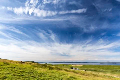 Dramatic Scottish Clouds Stock Photos