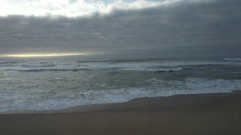 Dramatic Sea Beach. Beautiful Nature Landscape  Stock Footage 167947891