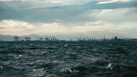 Dramatic sea. Video stock 198736707