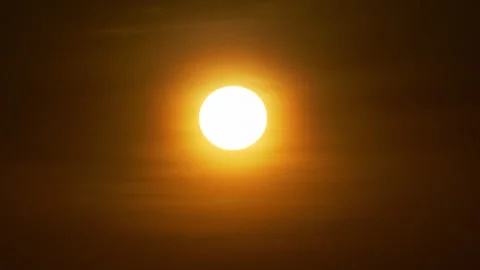 Dramatic sea sunset. Burning sky and shining golden waves. Sunset sea 4k. Red sk Stock Footage 294650234